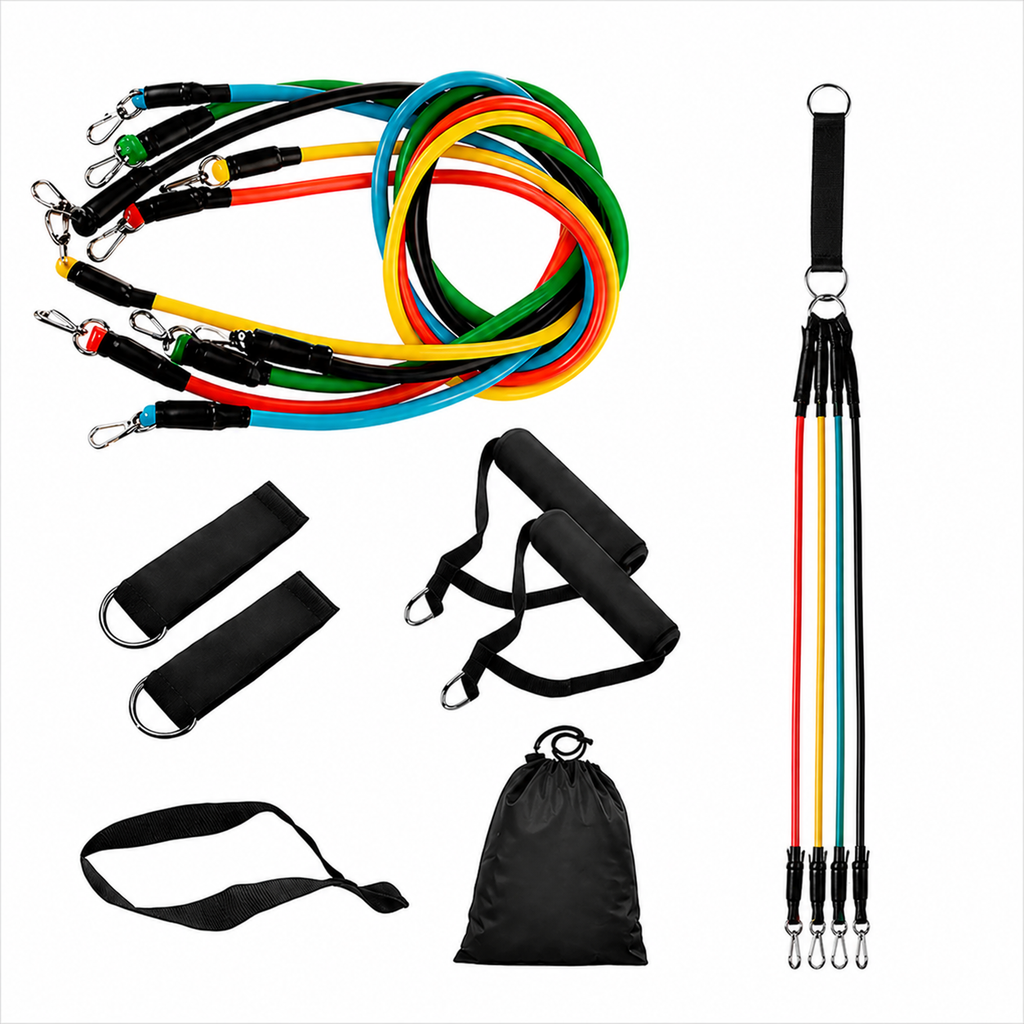 Velness Premium Fabric Resistance Bands Set – Full Body Home Workout